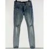 Concepteurs de jeans pourpre pour hommes jean hombre pantalon masculin broderie patchwork marque joyeuse de moto