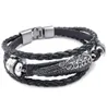 Charm Armbänder Retro -Metallschnallen Armband Schmuck Wing Engel Braid Manschette Lederlegierung Fantasie