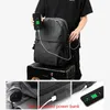Рюкзак бренд Man Fit 15,6-дюймовый ноутбук с модернизированным USB Recharge Multifunctional Antieft-Theief Waterpronation Mochila Mochila