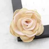 Dekorativa blommor 10st 5 cm chiffong organza tyg konstgjorda pannband halsband bröllop klänning dekoration hem tillbehör diy falsk blomma