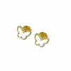 S925 Sterling Sier Sweet Butterfly Kolczyki dla kobiet luksusowa marka Clover Shell Short Choker Bracelets Naszyjnik Prezent biżuterii Z95K#
