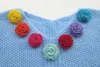 Handmade Rose Flower Crochet Pasta de manchas de manchas Hilo DIY ACCESORIOS DE COSTA DE COSER