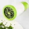 Parsley Spice Mincer Stainless Steel Manual Herb Mill Vegetable Grinder Chopper Condiment Container Shaker Mills Kitchen Tools 240429