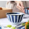 Assiettes pour dîner rétro japonais et plats de céramique bol un repas pour la vaisselle sets de maison exquise coffre-cadeau