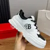 Echt lederen suède patchwork Casual Mens luxe sneakers vazen niet-slip wandelen comfortabele tennislooptrainingen joggingschoenen