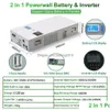 Batteries 48V 100AH POWERWALL 2 IN 1 Invertisseur intégré LifePO4 PADE POURCE 5KWH 6000 PLIGS ET JOUER AVEC PV POUR LE SYME SOLAIRE DHIRB