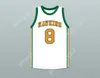 Custom Nay MENS GIOVANI/BAMBINI Lucas Sinclair 8 Hawkins High School Tigers White Basketball Jersey 1 S-6xl cuciti in alto