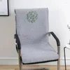 Coperture per sedie Cuscino in lino di cotone integrato Four Seasons Anti Slip sgabelli Office traspirante