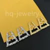 Orecchini di perle Orecchie in oro retrò donna Nuova designer Lettere di gioielleria da donna per le orecchie dei lussuosi orecchi D226293F1 3328