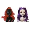 Devil's High School Doll Head 2pcs Fashionable Purple and Red Hair Doll Installation Kit DIY Doll Head Accessories Suitable for Monster Toys