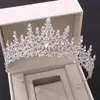 Couleur argenté de luxe Crystal Drop Drop Bridal Bijoux
