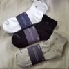 Herrensocken Suppensocken Frühlingssommer- und Herbst -Geschäft mit mittlerer Länge und Frauensocken Schwarzweiß und grau One Card 3 Paar Baumwollsocken U0vo