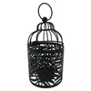 Kandelaars Creative European Holder Handmade Bird Cage Light Luxe metaalmateriaal Candelero Home Decor