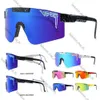 Lunettes de soleil designer Pit Viners Sports Sunglasses Sports Eyewear Cycling UV400 Extérieur Verres Double Jammes Bicycle de soleil Lunettes de soleil larges Goggles UV400 832