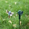 Garden Decorations Solar Powered Artificial Flying Futterfly Hummingbird Lawn Stake Yard Art Wedding Decoration Ornament