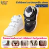 Sneaker ortopediche per bambini Princepard Caviera coreana Supporto per bambini SPROTS SCARPE PRIMARE AUTUNGHI BIANCO COLORE 1937 Dimensioni 240509