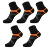 Calzini da uomo 5PAIRS/molto di alta qualità Cotton Autunno che corre inverno invernale attivo attivo sport euro 38-45