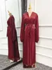 Этническая одежда Kaftan abayas для женщин кимоно мусульманин кардиган Дубай Абая Турция Ислам Арабский мусульманский