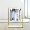 Decorative Plates Gold Iron Clothing Rack With Shelves And Universal Wheel Wedding Dress Bridal Garment Stand