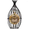 Table Corloges Nordic Light Luxury Iron Art Creative Craft Clock Clom Bounwroom Living Room Decoration et Silent