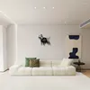カウヘッドステム付きサイレントクロック動物の家の部屋の装飾レトロデザインオフィスとバー9で壁の時計