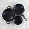 Cookware define um conjunto anual de três peças de três peças de boutique quatro panelas sem panela sem palito