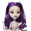 Devil's High School Doll Head 2pcs Fashionable Purple and Red Hair Doll Installation Kit DIY Doll Head Accessories Suitable for Monster Toys