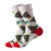 Men's Socks 2024 New Christmas Socks Autumn/Winter Instagramトレンディソックスミッドレングスソックス2WU4