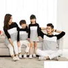 Familie matching outfits moeder dochter jurk look look kleding vader zoon t-shirt katoenwerk gestreepte drop levering baby kinderen moederschap dhgte