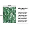 Shower Curtains Funny Christmas Dogs Curtain Forest Green Pine Branch Snowflake Winter Scenery Year Xmas Decor Bathroom Set