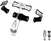 Lock di castità di tipo T, cintura di castità femmina in acciaio inossidabile dimensione regolabile, dispositivo di castità, giocattolo sessuale (colore: nero, dimensioni: 60-90 cm)