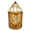 Kandelaars Creative European Holder Handmade Bird Cage Light Luxe metaalmateriaal Candelero Home Decor