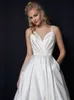 Слита любимая свадебное платье 2024 г. боковая щель vestido de noiva satin appliqued Женство свадебное платье свадебного платья.