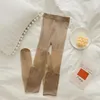 Femmes chaussettes vintage Simple Silk Anti-Hook Nylon épissant du genou Protecteur Ultra-Thin Pantyhose Stockage Femelle Télans de pad tissé