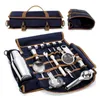 Bag do barman de barman Bag do barman criativo Creative Canvas Toolkit Bar ferramentas de barras Ferramentas de coquetel Shaker Set Ferramentas de barra de armazenamento SACO SACO 240510