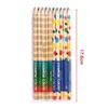 Pencils 10 pieces/batch DIY cute professional colored pencils colored pencils wooden rainbow colored pencils for painting sets colored children d240510