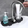 Table Mats 1PC/2PCS-Silicone Drainage Mat Kitchen Faucet Sink Splash Proof Rubber Drying Used For Countertop Protection