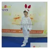 Dancewear Smart en schattige kleine dieren in kinderen speelt rood gehoorzaken konijnen Performance kostuums drop levering baby kinderen Materni dhlb3