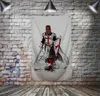 Banner di bandiera Templare Masonic Knight Polyester 144 96 cm appendere sul muro 4 anelli di bandiera personalizzata Decorazione interna012336205