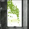 Fensteraufkleber Glas Privatsphäre Frostfilm Ginkgo Blattmuster Tür Tint PVC Anti UV Kleber-freie statische Klammer