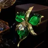 Broches élégant classiques green fashion for women women luxury broche broche mantel bijoux accessoires