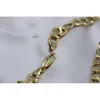 OEM Necklace 14K 6Mm 5Mm 4Mm Manufacturer 20Mm 3Mm Gold-Plated Fashionable Gold Cuban Chain Lead-Free