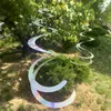 Dekoracje ogrodowe Odstraszanie ptaków Pet Spirala laserowy Smycz Smycz silny Błysk Gęstotanie dekoracja przeciw wiatraka odblaskowa