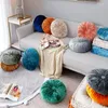 Pillow Solid Color Handmade Small Pumpkin Yellow Gray Decorative Pillows Nordic INS Style Chair Velvet Home Sofa Round S