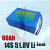 Батареи 14S 51,8 В 48 В 60AH Литий -ионная батарея для 52 В Efoil Surfboard Surfing Board Entertainment Seascooter Hydrobil Jet Del Del Dhjaq