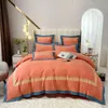 Bedding Sets European High-end Embroidery Cotton Ground Wool Four-piece Set Thickened Autumn And Winter Style Warm