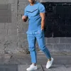 Designer camiseta masculina conjuntos de roupas esportivas de jogger meno de traje masculino Tiles de duas peças camiseta camisa de verão tshirt de manga curta de manga curta