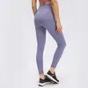 Women Yoga Pants Pantaloni in vita alta Non vedere attraverso il controllo del ciclismo del controllo della pancia Super Elasticità Fitness Workout