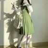 Vêtements Ensemble de robe plissée de la fille japonaise