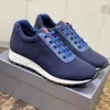 2024 Nuovo stilista di moda di alta qualità Blu Casual Tennis Scarpe per uomini e donne in tessuto Lace-Up Ventilato Comfort Scarpe sportive a prova di sporcizia DD0506P 38-44 31